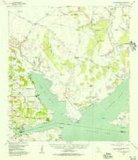 Riviera Beach Texas Historical topographic map, 1:62500 scale, 15 X 15 Minute, Year 1952