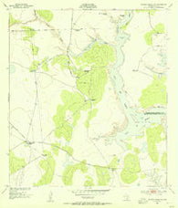 Riviera Beach NE Texas Historical topographic map, 1:24000 scale, 7.5 X 7.5 Minute, Year 1951