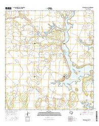 Riviera Beach NE Texas Current topographic map, 1:24000 scale, 7.5 X 7.5 Minute, Year 2016