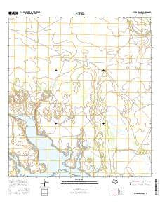 Riviera Beach NW Texas Current topographic map, 1:24000 scale, 7.5 X 7.5 Minute, Year 2016