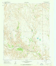 Roach Ranch Texas Historical topographic map, 1:24000 scale, 7.5 X 7.5 Minute, Year 1962