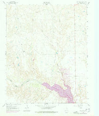 Roach Ranch Texas Historical topographic map, 1:24000 scale, 7.5 X 7.5 Minute, Year 1962