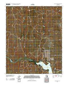 Roach Ranch Texas Historical topographic map, 1:24000 scale, 7.5 X 7.5 Minute, Year 2010