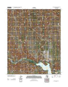 Roach Ranch Texas Historical topographic map, 1:24000 scale, 7.5 X 7.5 Minute, Year 2012