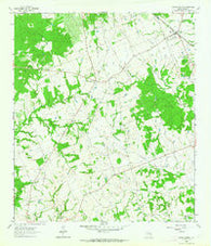 Roans Prairie Texas Historical topographic map, 1:24000 scale, 7.5 X 7.5 Minute, Year 1962