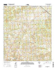 Roans Prairie Texas Current topographic map, 1:24000 scale, 7.5 X 7.5 Minute, Year 2016