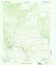 Roaring Springs Texas Historical topographic map, 1:24000 scale, 7.5 X 7.5 Minute, Year 1968