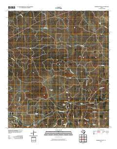 Robbers Roost Texas Historical topographic map, 1:24000 scale, 7.5 X 7.5 Minute, Year 2010