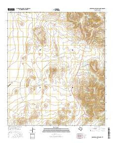 Robbers Roost Canyon Texas Current topographic map, 1:24000 scale, 7.5 X 7.5 Minute, Year 2016
