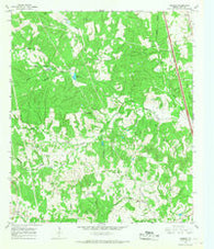 Robbins Texas Historical topographic map, 1:24000 scale, 7.5 X 7.5 Minute, Year 1965
