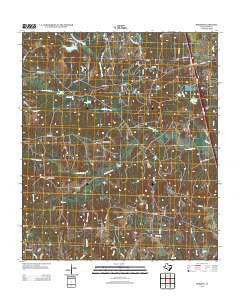Robbins Texas Historical topographic map, 1:24000 scale, 7.5 X 7.5 Minute, Year 2013