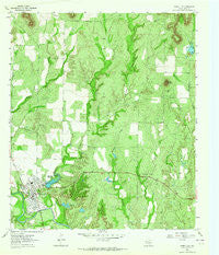 Robert Lee Texas Historical topographic map, 1:24000 scale, 7.5 X 7.5 Minute, Year 1963