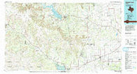 Robert Lee Texas Historical topographic map, 1:100000 scale, 30 X 60 Minute, Year 1986