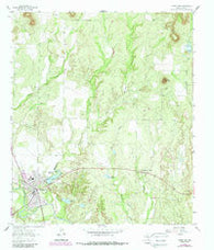 Robert Lee Texas Historical topographic map, 1:24000 scale, 7.5 X 7.5 Minute, Year 1963