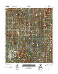Robert Lee Texas Historical topographic map, 1:24000 scale, 7.5 X 7.5 Minute, Year 2012