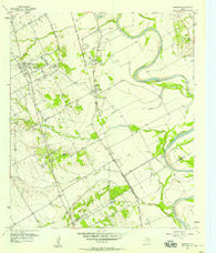 Robinson Texas Historical topographic map, 1:24000 scale, 7.5 X 7.5 Minute, Year 1957