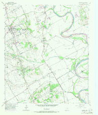 Robinson Texas Historical topographic map, 1:24000 scale, 7.5 X 7.5 Minute, Year 1957