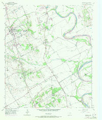 Robinson Texas Historical topographic map, 1:24000 scale, 7.5 X 7.5 Minute, Year 1957