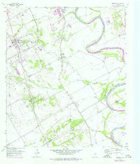 Robinson Texas Historical topographic map, 1:24000 scale, 7.5 X 7.5 Minute, Year 1957