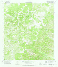Robinson Draw Texas Historical topographic map, 1:24000 scale, 7.5 X 7.5 Minute, Year 1973