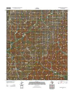 Robinson Draw Texas Historical topographic map, 1:24000 scale, 7.5 X 7.5 Minute, Year 2012