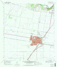 Robstown Texas Historical topographic map, 1:24000 scale, 7.5 X 7.5 Minute, Year 1969