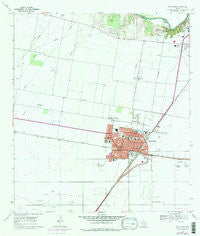 Robstown Texas Historical topographic map, 1:24000 scale, 7.5 X 7.5 Minute, Year 1969