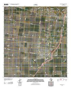 Robstown Texas Historical topographic map, 1:24000 scale, 7.5 X 7.5 Minute, Year 2010