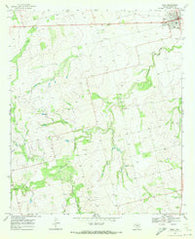 Roby Texas Historical topographic map, 1:24000 scale, 7.5 X 7.5 Minute, Year 1969
