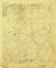 Roby Texas Historical topographic map, 1:125000 scale, 30 X 30 Minute, Year 1893