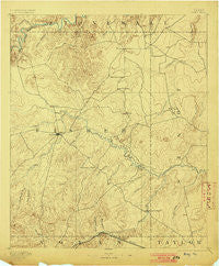 Roby Texas Historical topographic map, 1:125000 scale, 30 X 30 Minute, Year 1893