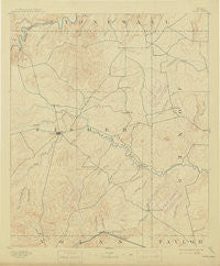 Roby Texas Historical topographic map, 1:125000 scale, 30 X 30 Minute, Year 1893