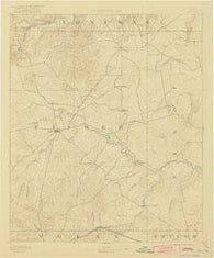 Roby Texas Historical topographic map, 1:125000 scale, 30 X 30 Minute, Year 1893