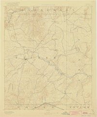 Roby Texas Historical topographic map, 1:125000 scale, 30 X 30 Minute, Year 1893