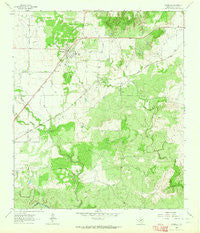 Rochelle Texas Historical topographic map, 1:24000 scale, 7.5 X 7.5 Minute, Year 1963