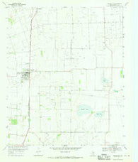 Rochester Texas Historical topographic map, 1:24000 scale, 7.5 X 7.5 Minute, Year 1967