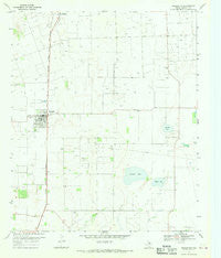 Rochester Texas Historical topographic map, 1:24000 scale, 7.5 X 7.5 Minute, Year 1967