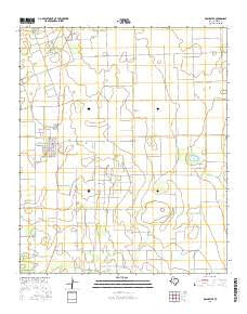 Rochester Texas Current topographic map, 1:24000 scale, 7.5 X 7.5 Minute, Year 2016