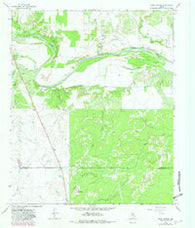 Rock Canyon Texas Historical topographic map, 1:24000 scale, 7.5 X 7.5 Minute, Year 1966