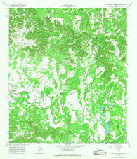 Rock Cliff Reservoir Texas Historical topographic map, 1:24000 scale, 7.5 X 7.5 Minute, Year 1964