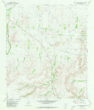 Rock House Draw Texas Historical topographic map, 1:24000 scale, 7.5 X 7.5 Minute, Year 1980