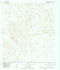 Rock House Draw NE Texas Historical topographic map, 1:24000 scale, 7.5 X 7.5 Minute, Year 1980