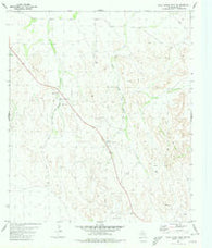 Rock House Draw NW Texas Historical topographic map, 1:24000 scale, 7.5 X 7.5 Minute, Year 1980