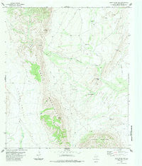 Rock House Gap Texas Historical topographic map, 1:24000 scale, 7.5 X 7.5 Minute, Year 1983