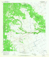 Rock Island Texas Historical topographic map, 1:24000 scale, 7.5 X 7.5 Minute, Year 1965