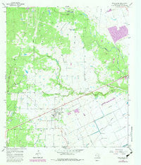 Rock Island Texas Historical topographic map, 1:24000 scale, 7.5 X 7.5 Minute, Year 1965