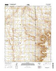 Rock Camp Texas Current topographic map, 1:24000 scale, 7.5 X 7.5 Minute, Year 2016