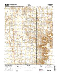 Rock Camp Texas Current topographic map, 1:24000 scale, 7.5 X 7.5 Minute, Year 2016
