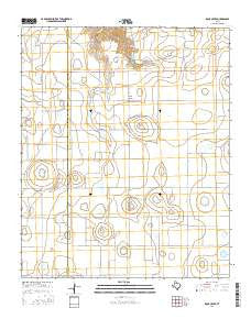 Rock Creek Texas Current topographic map, 1:24000 scale, 7.5 X 7.5 Minute, Year 2016
