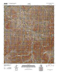 Rock House Draw Texas Historical topographic map, 1:24000 scale, 7.5 X 7.5 Minute, Year 2010
